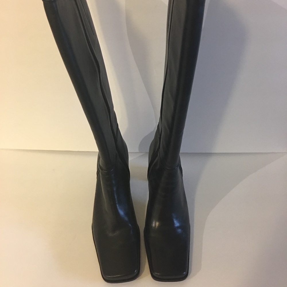 Nine & Company ladies black leather boots SZ 7.5